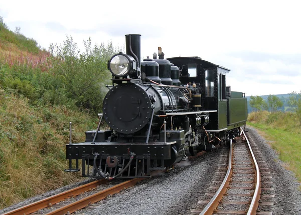 Magnificent Steam Train Narrow Gauge Railway — Stock Photo, Image