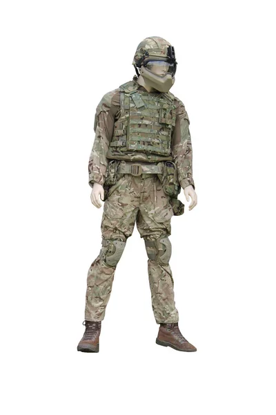 Figurína Postava Vojáka Maskovaný Armády — Stock fotografie