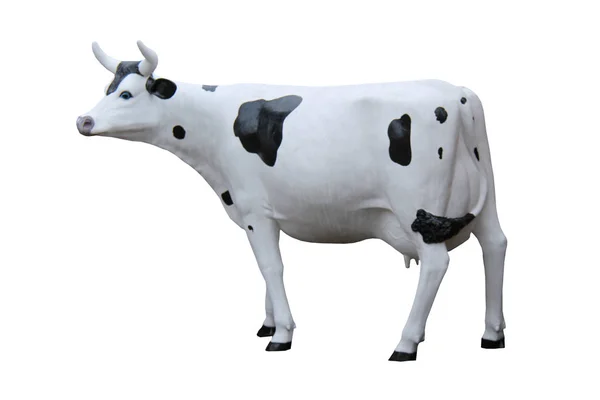 Ένα Πλήρες Μέγεθος Μοντέλο Μιας Γαλακτοπαραγωγής Αγελάδας — Φωτογραφία Αρχείου