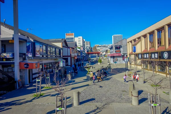 San Francisco, Kalifornien - 11. Februar 2017: wunderschöner touristischer Blick auf die beliebte und kulturelle Innenstadt — Stockfoto