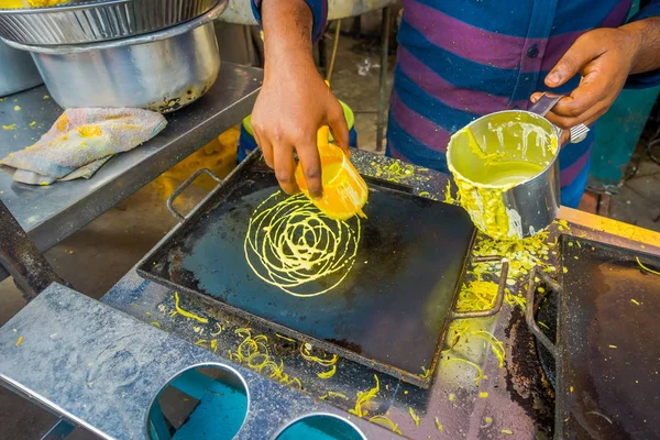 Street food in Little India enclave in George Town, Malaysia