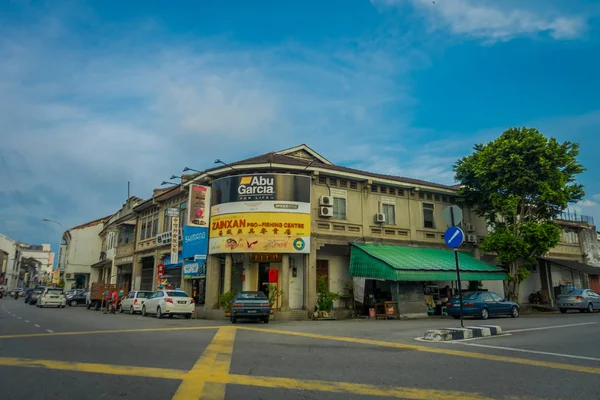 George Town, Malasia - 10 de marzo de 2017: Vista panorámica de edificios y la vida cotidiana de la segunda ciudad más grande de Malasia . —  Fotos de Stock