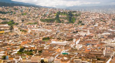 Quito, Ekvator tarihi merkezinin görünümü