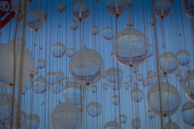 Etkileyici buz heykel Harbin Buz ve kar Festivali, Çin.