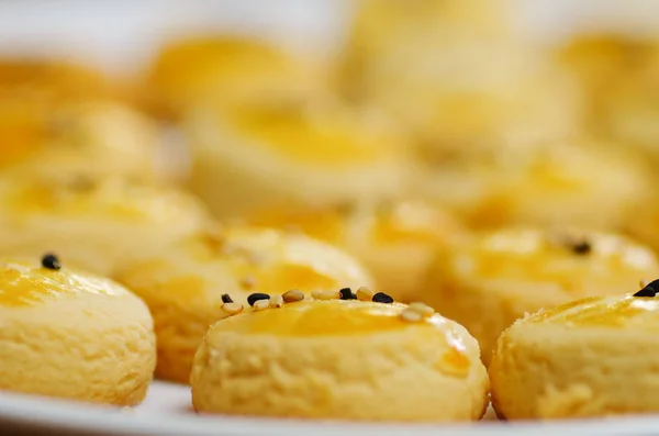 Close up de um delicioso biscoitos turcos, tuzlu kurabiye — Fotografia de Stock