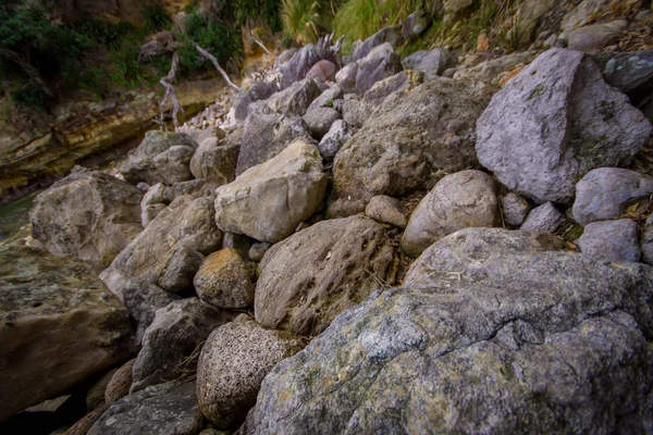 Yeni Zelanda Coromandel Yarımadası katedral Cove deniz rezerv kayalık plaj