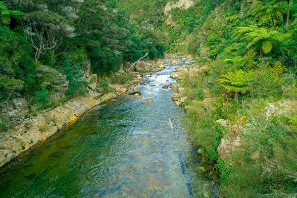 Prachtige waikato rivier Arapuni gelegen in Nieuw-Zeeland — Stockfoto