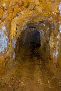 Tarihi tüneli, bir eski altın bir parçası benim North Island Yeni Zelanda'da bulunan ulaşım sistemleri