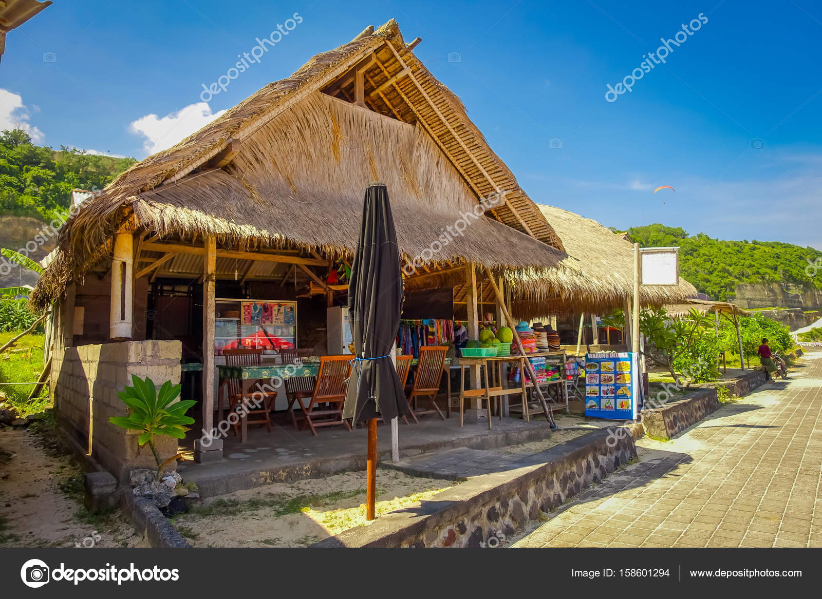 Bali Indonesia March 11 2017 Beautiful Sunny Day With A