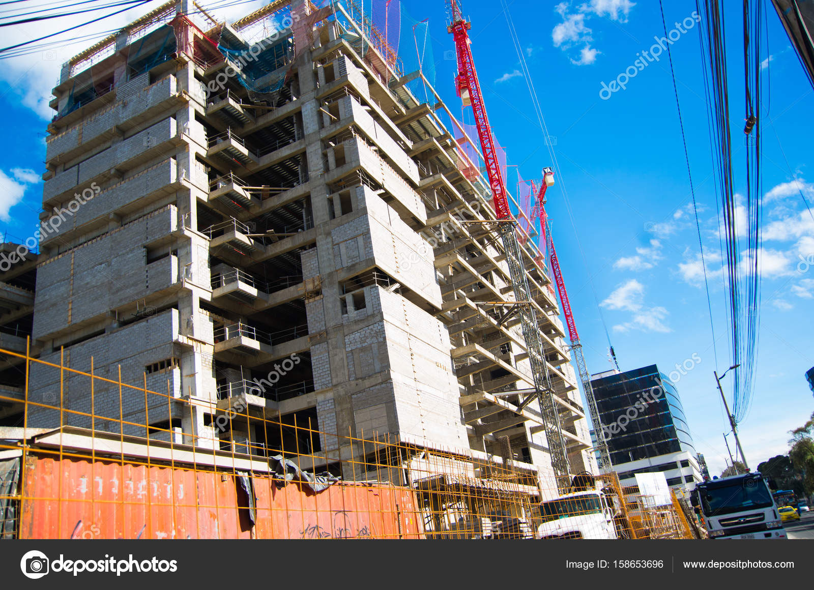 Quito Ecuador September 26 2016 New Buildings In Construction