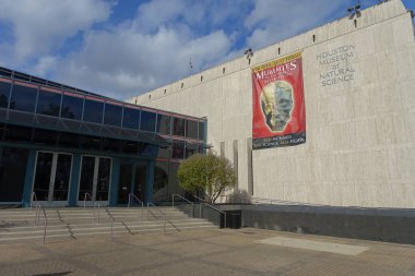 Houston, Amerika Birleşik Devletleri - 12 Ocak 2017: Görünümünden bina, Ulusal Müzesi, Doğa Bilimleri Orlando Houston ABD dışında