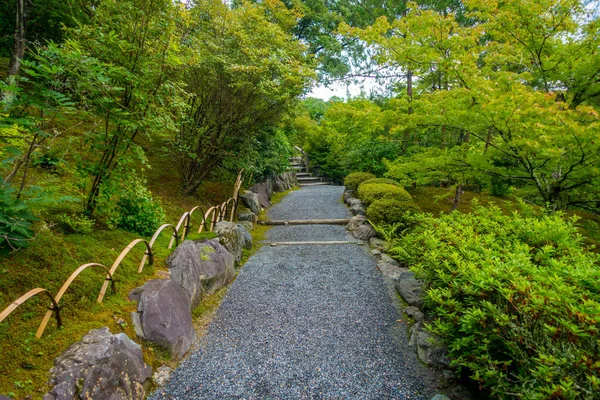 Zen zahrada z Tenryu-ji, nebeský drak chrám. V Kjótu, Japonsko — Stock fotografie