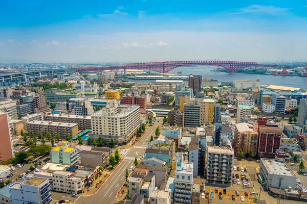 Osaka, japanisches Stadtbild im Abeno-Viertel — Stockfoto