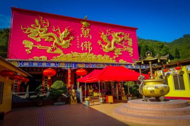 On bin Buda Manastırı Sha Tin, Hong Kong, Çin.