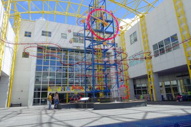 Fort Lauderdale, Amerika Birleşik Devletleri - 11 Temmuz 2017: Güzel ziyaret bulma ve kapalı içinde bulunan Fort Lauderdale, Florida Bilim Müzesi