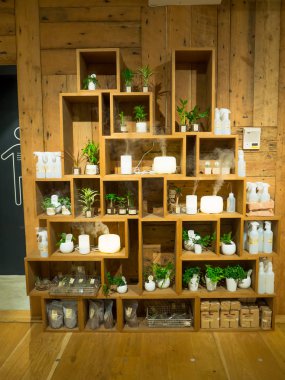 Kyoto, Japonya - 05 Temmuz 2017: Kyoto tipik stilize japanesse evde girin