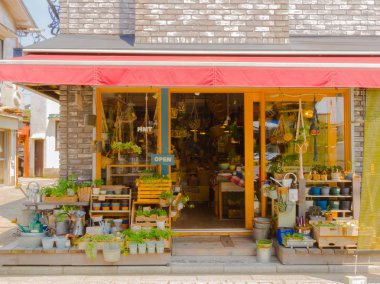 Alan Dotonbori Osaka city dowtown güzel görünümü