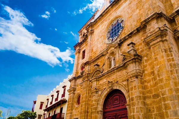 Catedral de San Pedro Claver en Cartagena de Indias, Colombia — Foto de Stock