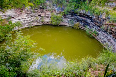 Balık göz etkisini, hipotermik Xtoloc Itza Chicen, Yucatan, Meksika
