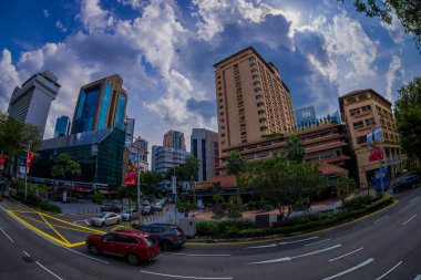 Singapore, Singapur - 30 Ocak. 2018: ikinci el, sokak ve Singapur'un bölge kentsel sahne