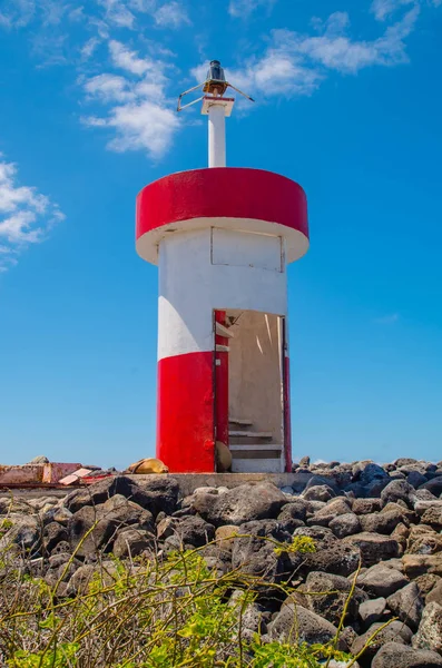 Leuchtturm auf den San Cristobal Galapagos Inseln — Stockfoto