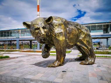 Quito, Pichincha Ekvador - 25 Ekim 2019: 200. yıl etkinlik merkezi, Quito 'nun ortasında bir havaalanı, bir kongre merkezi.