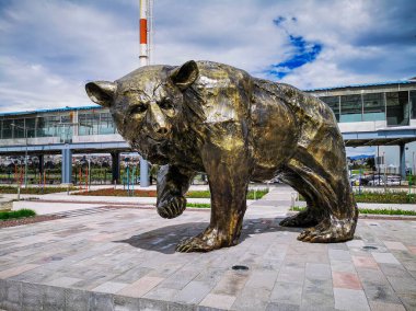 Quito, Pichincha Ekvador - 25 Ekim 2019: 200. yıl etkinlik merkezi, Quito 'nun ortasında bir havaalanı, bir kongre merkezi.