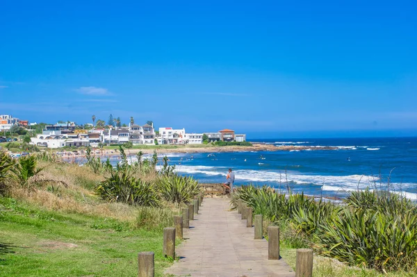 Playa brava beach located in the coasline of Uruguay. — Stock Photo, Image