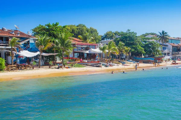 Бузіус, Бразилія-24 лютого 2018: пляж Тукунс в місті Бузіос, Ріо-де-Жанейро — стокове фото