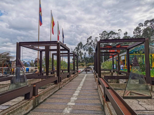 ZIPAQUIRA, COLOMBIA - 12 NOVEMBRE 2019: Cattedrale sotterranea del sale Zipaquira costruita all'interno dei tunnel da una miniera a 200 metri sottoterra . — Foto Stock