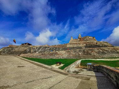Castillo de San Felipe de Barajas kale Cartagena de Indias, Kolombiya.