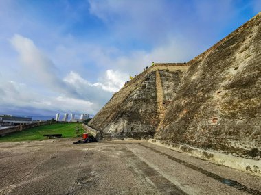 Castillo de San Felipe de Barajas kale Cartagena de Indias, Kolombiya.