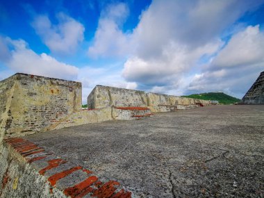 Castillo de San Felipe de Barajas kale Cartagena de Indias, Kolombiya.