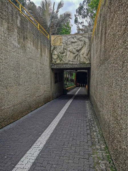 ZIPAQUIRA, COLOMBIE - 12 NOVEMBRE 2019 : Cathédrale souterraine de sel Zipaquira construite dans les tunnels d'une mine à 200 mètres sous terre . — Photo