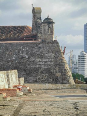 Castillo de San Felipe de Barajas kale Cartagena de Indias, Kolombiya.
