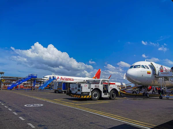 Cartagena, Colombia - NOVEMBER 07, 2019: Terminal of Cartagena airport CTG in Colombia. — Stock Photo, Image