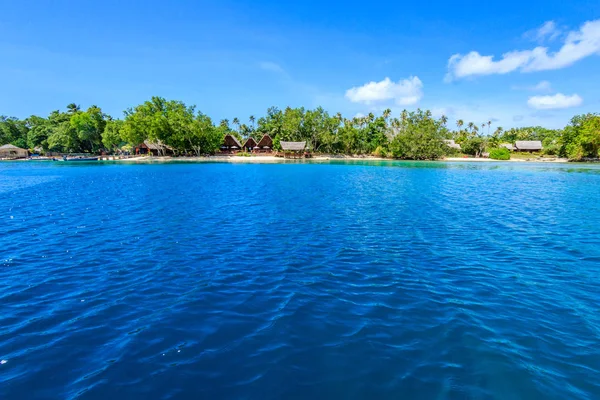 Ratua Private Island, görünümü okyanustan, Vanuatu Cumhuriyeti
