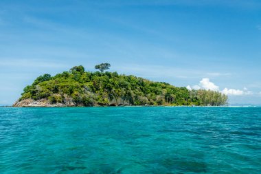 Okyanus Krabi il, Tayland etrafında Phi Phi Islands, ağaçlarda kireçtaşı kayalıklarla kaplı
