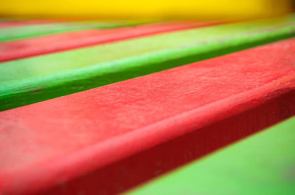 The planks to walk on Playground close-up.