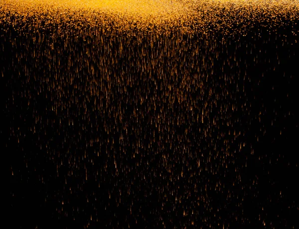 La textura de la caída de partículas de oro — Foto de Stock