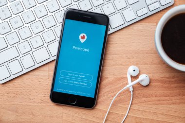 Periskop canlı video akışı için ios ve Android uygulaması olduğunu