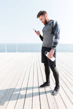 Runner su ve telefon ile