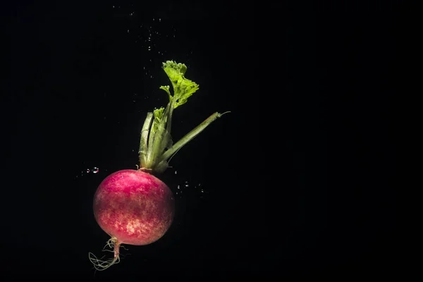 Barbabietola rossa con gocce d'acqua — Foto Stock