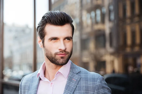Handsome man in a jacket — Stock Photo, Image