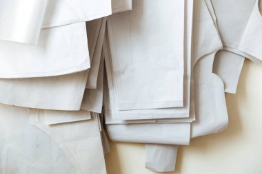 Hafif kumaşlar yakın çekim