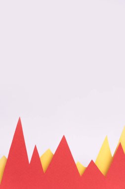 Beyaz arka plan üzerinden yalıtılmış iş grafikleri.