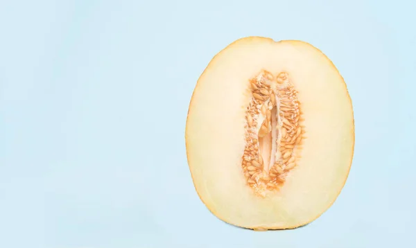 Plan horizontal de demi-melon — Photo