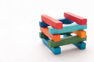 Renkli tebeşirler Kulesi yakın çekim