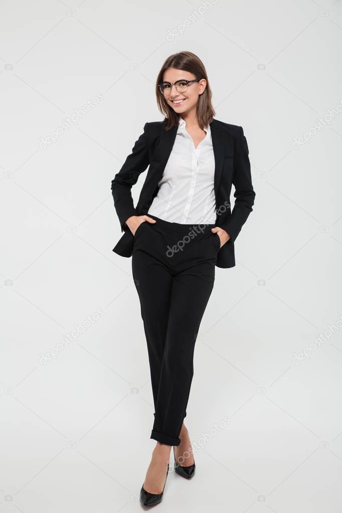Full length portrait of a young successful businesswoman