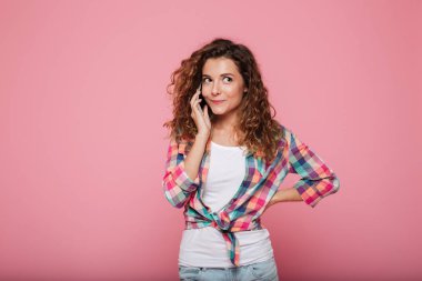 Genç güzel izole Evet Bayan